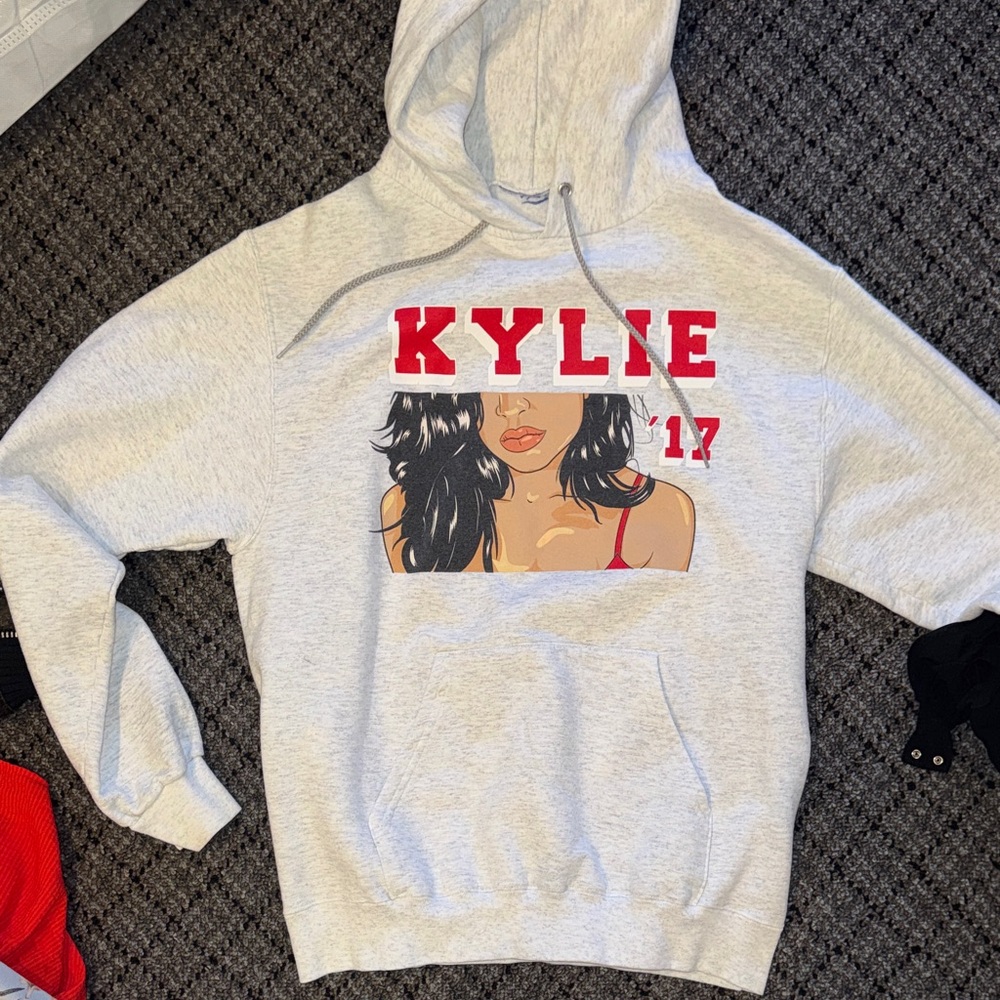 Kylie Women's Gray Hoodie Sweater